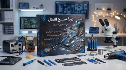 حقيبة تعليم صيانة الهواتف الذكية مع معدات العمل والكتب والبرامج